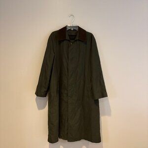 Chaps Ralph Lauren Dark Olive Trench Coat